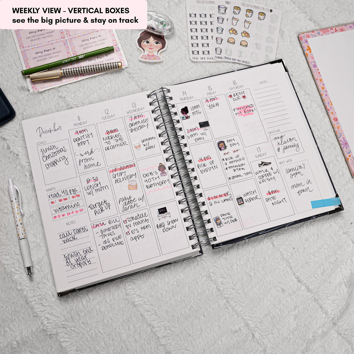 The weekly page