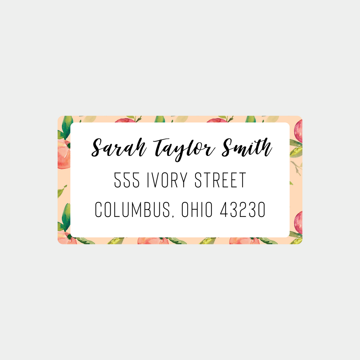 Return Address Labels, Premium Personalized Address Stickers – Ivory ...
